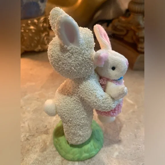 Dept 56 Snow bunnies Easter/Spring Love My Little Bunny 2005 - Picture 3 of 8